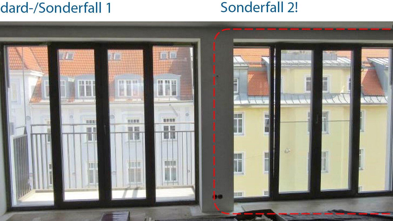 Montage absturzsichernder Fenster, Türen und Verglasungen - ift Rosenheim